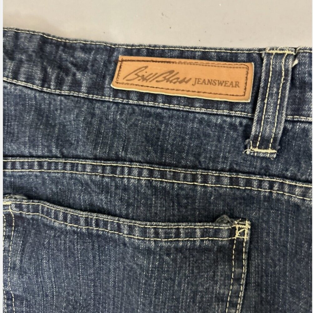 Bill Blass Jeans Womens Size 14 Easy Fit Straight Leg 100% Cotton